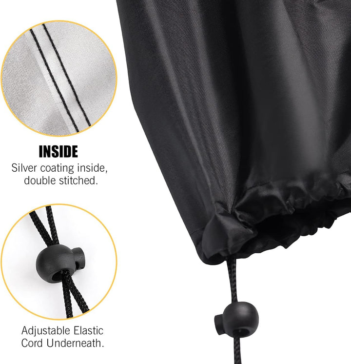 Velway Grill Abdeckhaube Holzkohlegrill Kugelgrill Grillabdeckung Regendicht BBQ Abdeckung Cover Sch