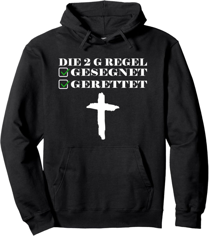 Die Gerettet Regel Jesus Rettet 2 G Christliches Pullover Hoodie