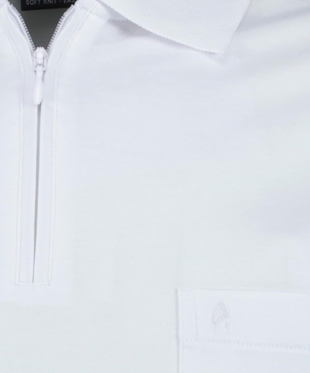 RAGMAN Herren Softknit-Polo Fineliner, Langarm M Weiss-006, M Weiss-006