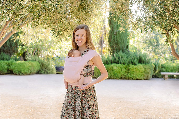 Ergobaby Babytrage für Neugeborene ab Geburt Extra Weich, Embrace Bauchtrage Baby-Tragetasche Ergono