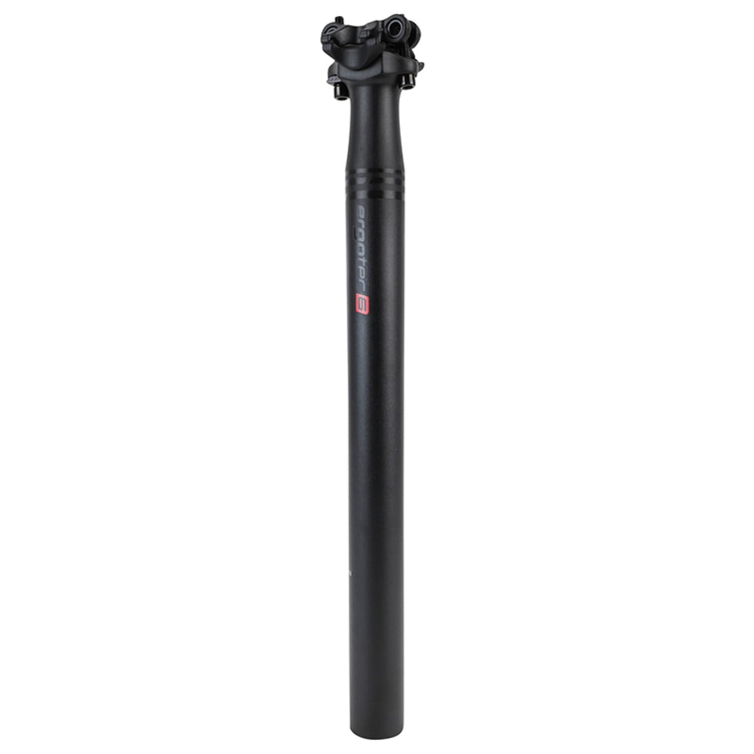 ErgoTec Unisex – Erwachsene Skalar XXL Patentsattelstütze, Schwarz, Ø 34.9 mm,400 mm