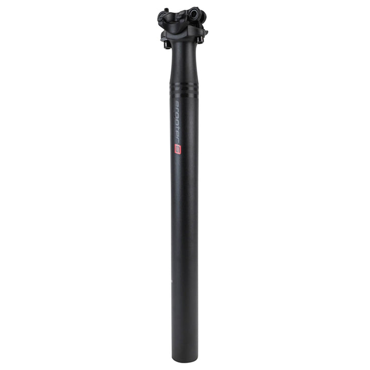ErgoTec Unisex – Erwachsene Skalar XXL Patentsattelstütze, Schwarz, Ø 34.9 mm,400 mm