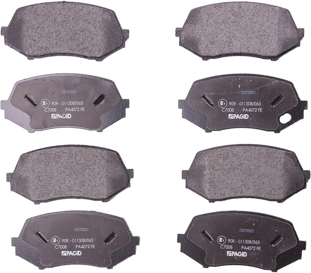 HELLA PAGID 8DB 355 005-591 Bremsbelagsatz - C7008 - Dicke/Stärke: 17.3mm - für Verschleisswarnanzei