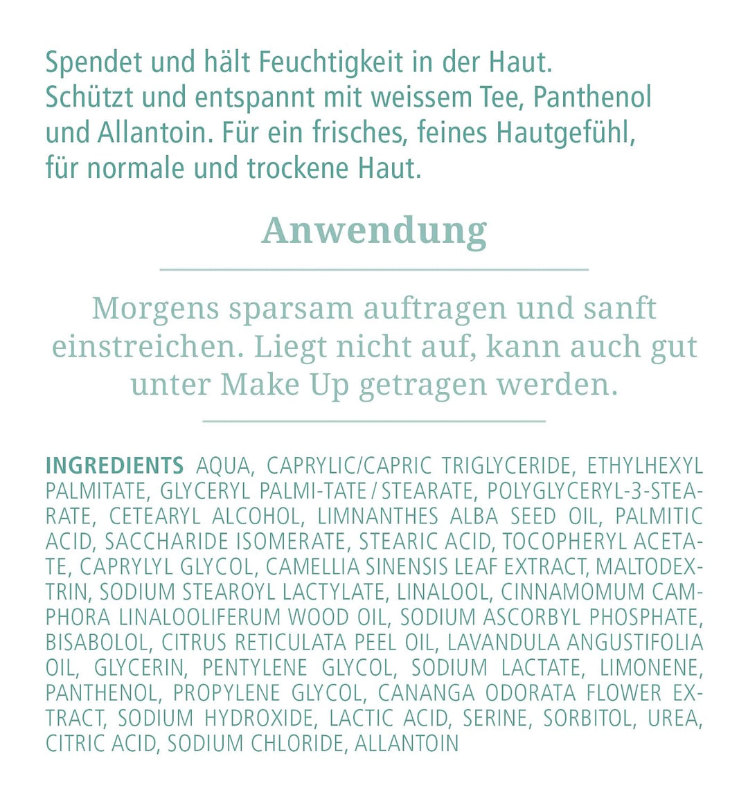VICOPURA Tagescreme, Basische Feuchtigkeitscreme, schnell einziehend, nicht nachfettend, Feuchtigkei