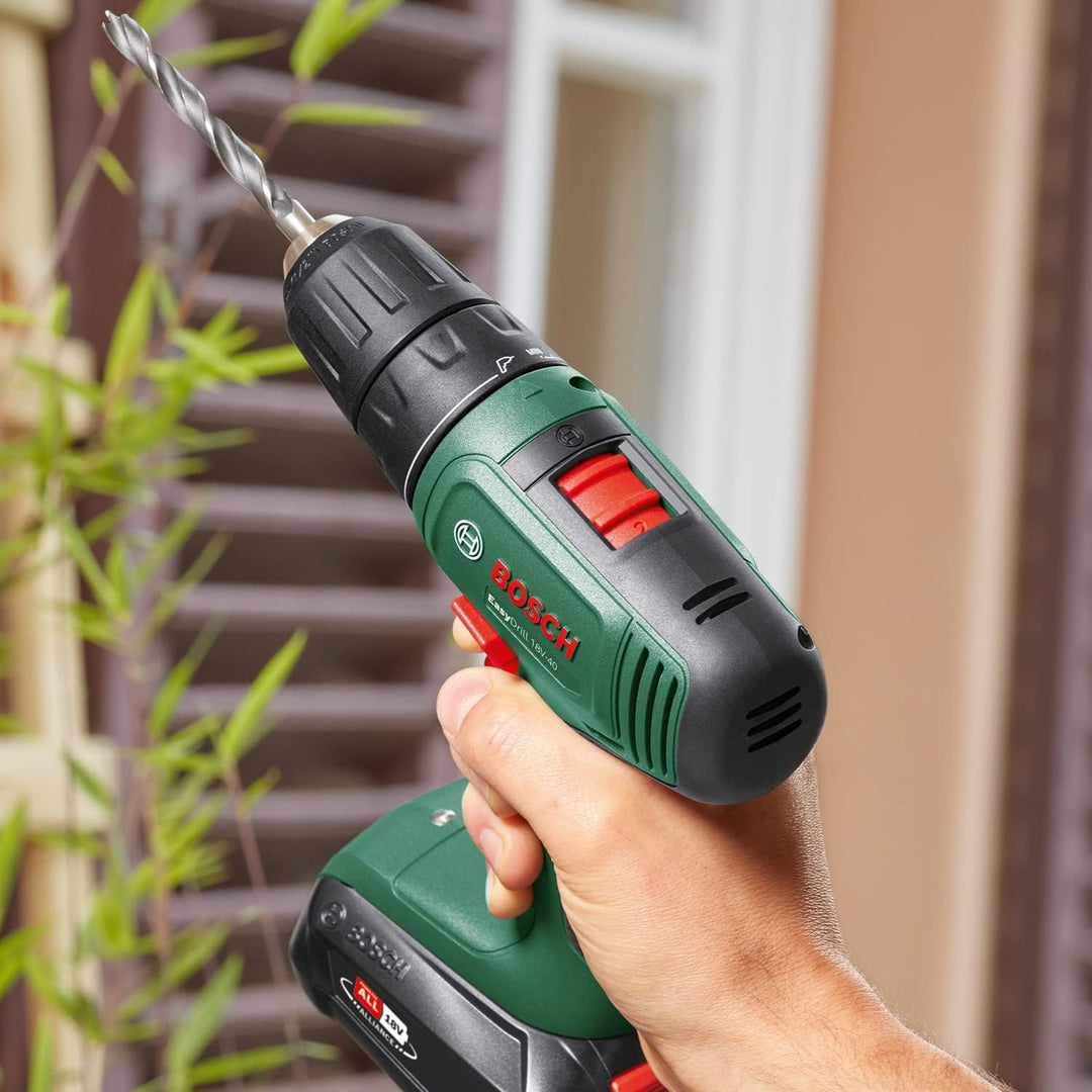 Bosch Home and Garden Akkuschrauber EasyDrill 18V-40 (ohne Akku, 18 Volt System, im Karton)