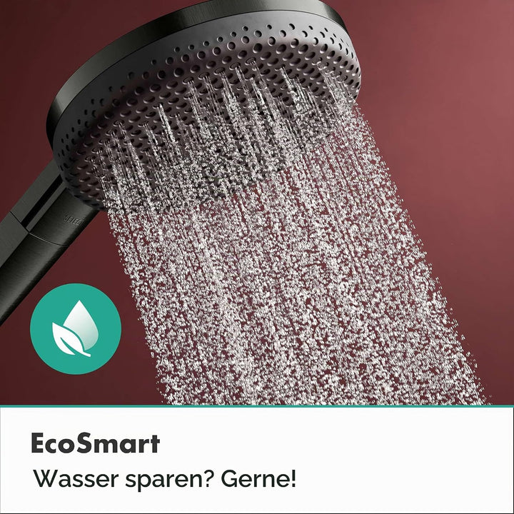 hansgrohe Raindance Alive Select S - wassersparender Duschkopf 7,1 l/min (EcoSmart), Handbrause mit