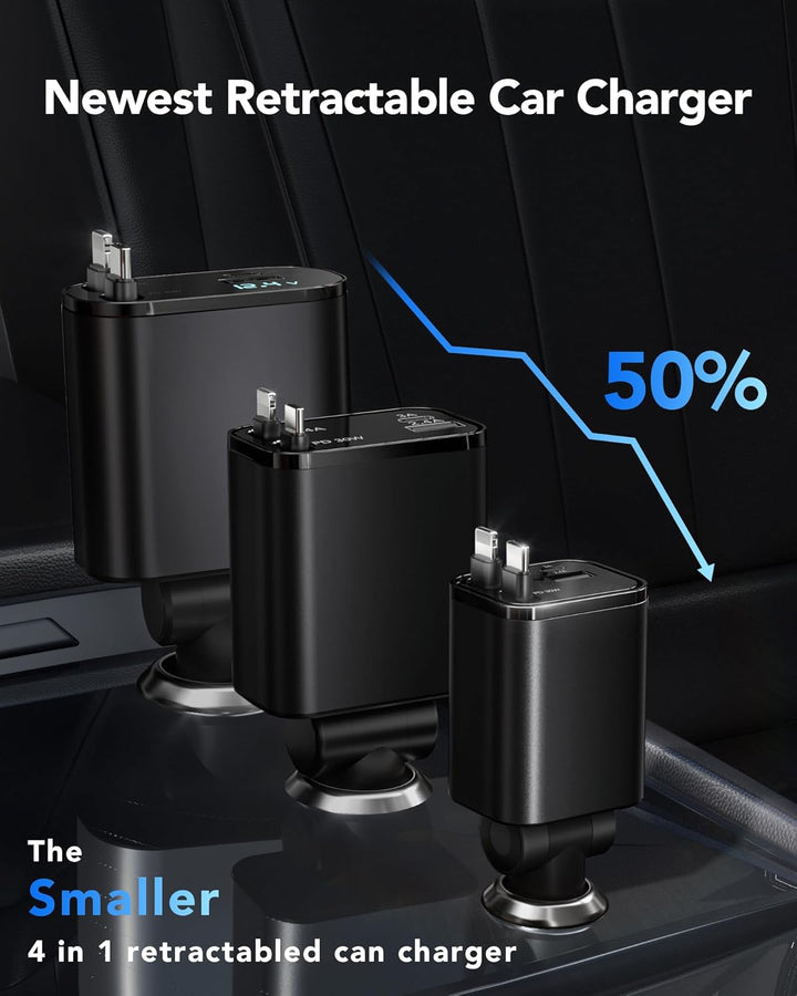 Aimtel 4 in 1 Zigarettenanzünder USB C 69W Auto Ladegerät, Kfz Ladegerät für Camping Wohnmobil Ladeg