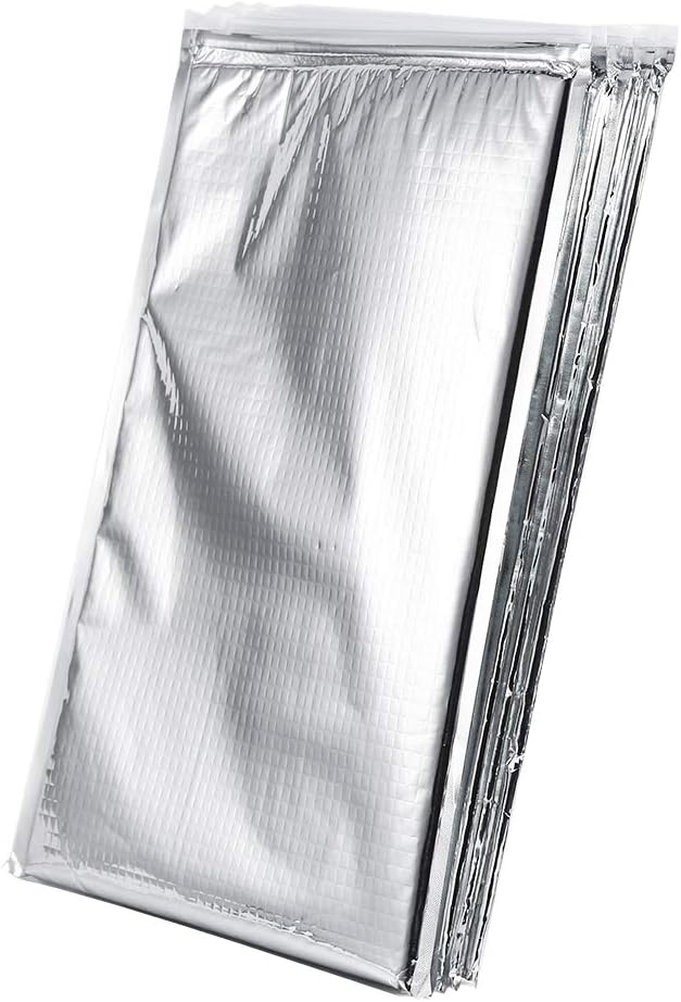 Isolierte Tasche Aluminiumfolie Packs, 3 Grösse 5 Stück Aluminiumfolie Isolierte Aufbewahrungstasche
