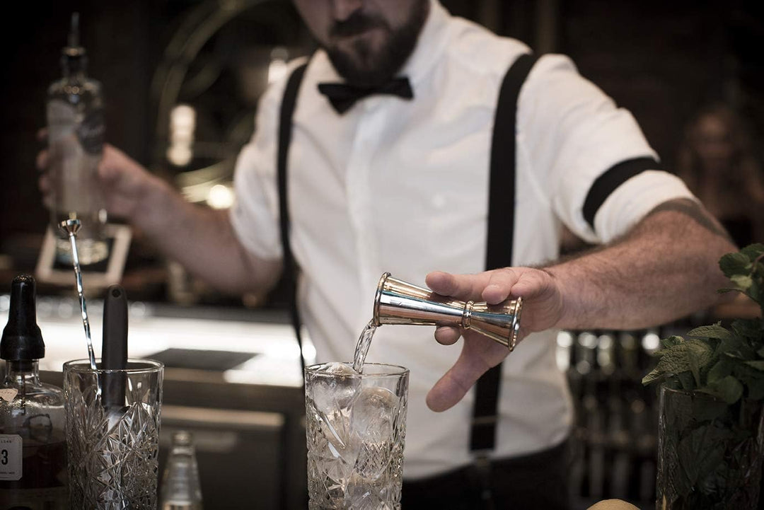 Buddy´s Bar - Gin-Tonic Medium Set, Bar Equipment, glänzende Edelstahl-Optik, lebensmittelecht, spül