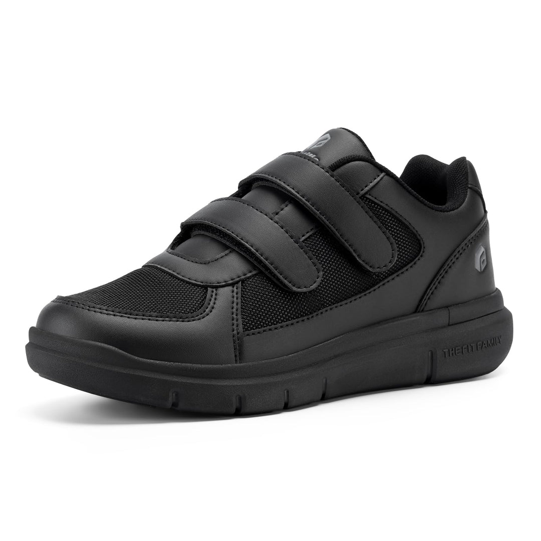 FitVille Diabetiker Schuhe Herren Extra Weit mit Klettverschluss überbreite weiche Gesundheitsschuhe