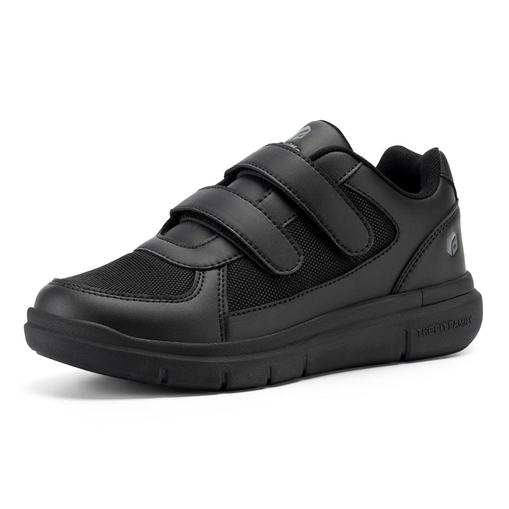 FitVille Diabetiker Schuhe Herren Extra Weit mit Klettverschluss überbreite weiche Gesundheitsschuhe