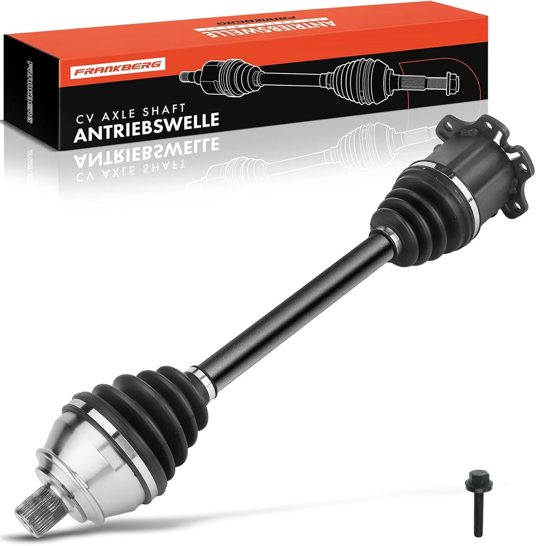 Frankberg 1x Antriebswelle Automatikgetriebe Vorderachse Rechts Kompatibel mit A6 4F2 C6 2.0L-3.2L 2