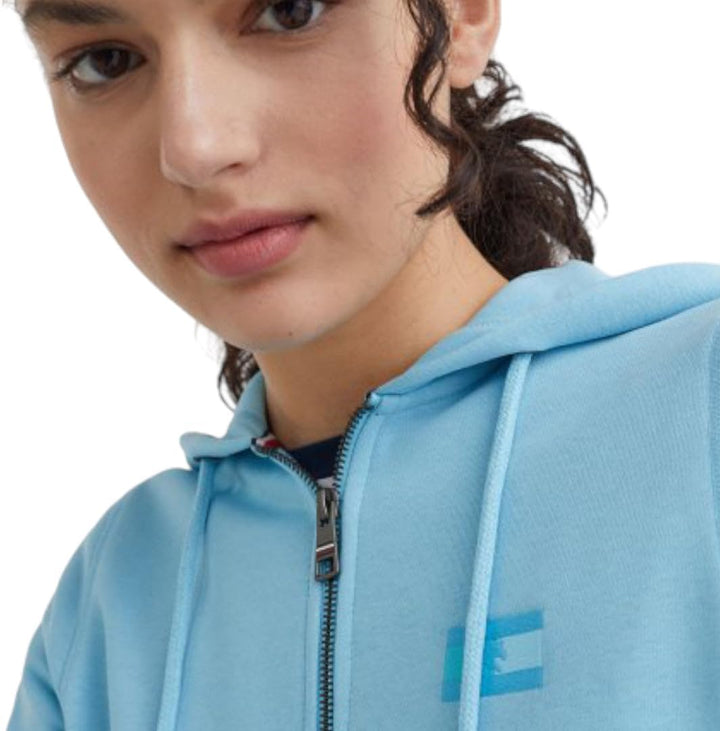 Tommy Hilfiger Sweatjacke Style Damen Gr. S Hellblau
