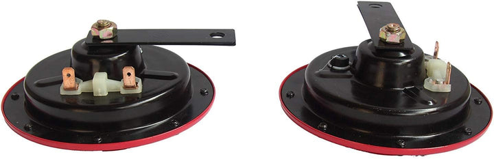 Car Horn Autohupe12V Disc Typ Auto Hupe Super laut High und Low Twin Horn Kit Metall lufthupe mit Ha