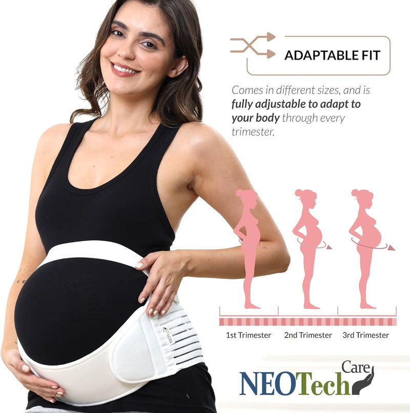 NEOtech Care - Bauchgurt für die Schwangerschaft - stützt Taille, Rücken & Bauch - Schwangerschaftsg