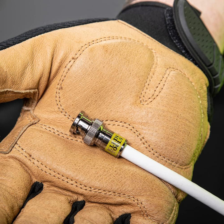 Klein Tools VDV813-607 Universal BNC Kompressions-Koaxial-Stecker, für RG6/6Q Koaxialkabel, männlich