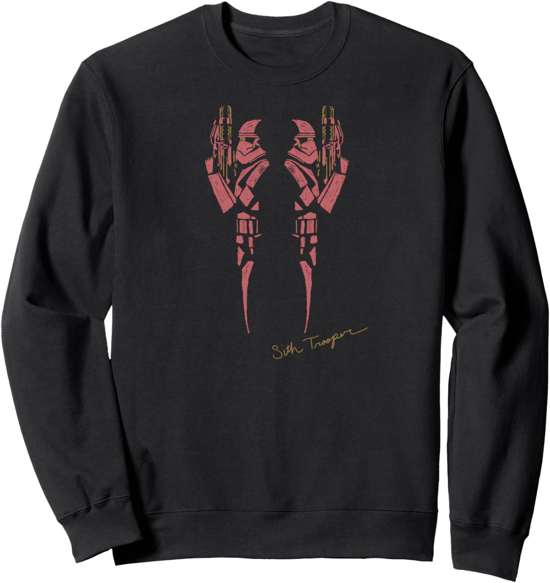 Star Wars: The Rise Of Skywalker Red Sith Trooper Split Sweatshirt