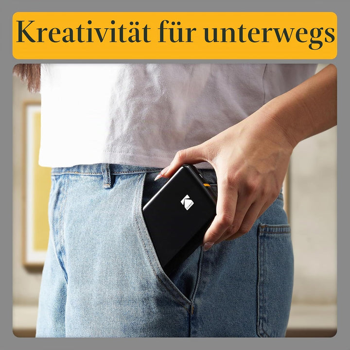 KODAK Step Instant-Fotodrucker mit Bluetooth/NFC, Zink Technologie &amp; KODAK App für iOS &amp; Android (Sc