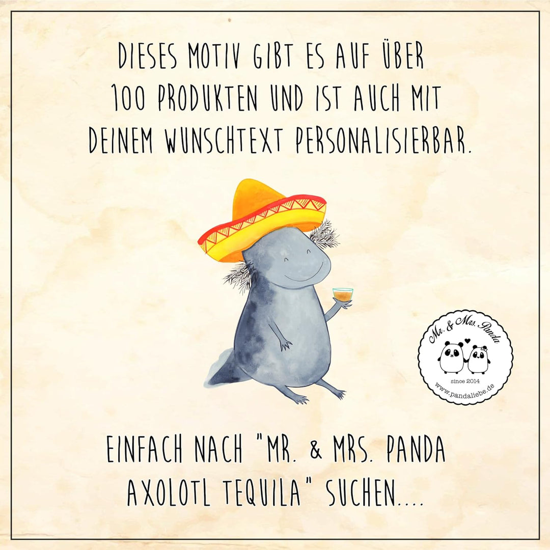 Mr. & Mrs. Panda Pencil case Axolotl Tequila Grösse XL Grosse - Geschenk, Etui, Feuerdrache, Toiletr
