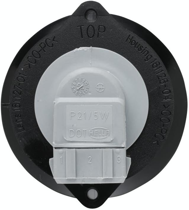 HELLA Rückleuchte - Glühlampe - 12V - Einbau/geschraubt - ECE - Lichtscheibenfarbe: rot - Stecker: A