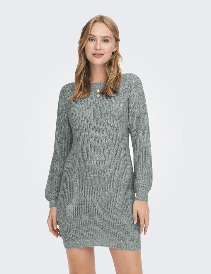 JACQUELINE de YONG Female Strickkleid JDYWHITNEY Kurzes Kleid XS Abyss/Detail:w Black Ply, XS Abyss/