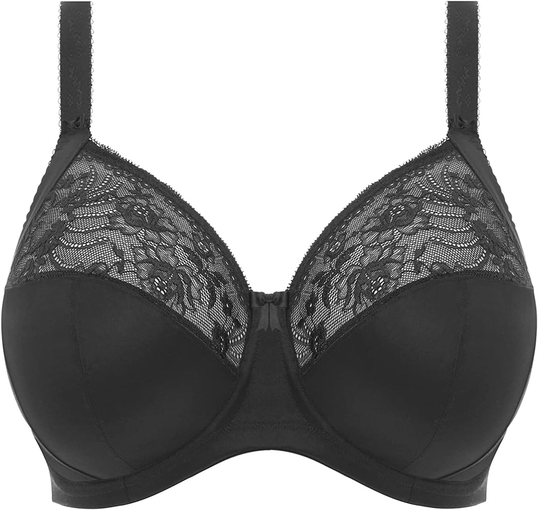 ELOMI Damen Cate Full Coverage Underwire Bra Vollschalen BH, Undurchsichtige 32JJ Schwarz, 32JJ Schw