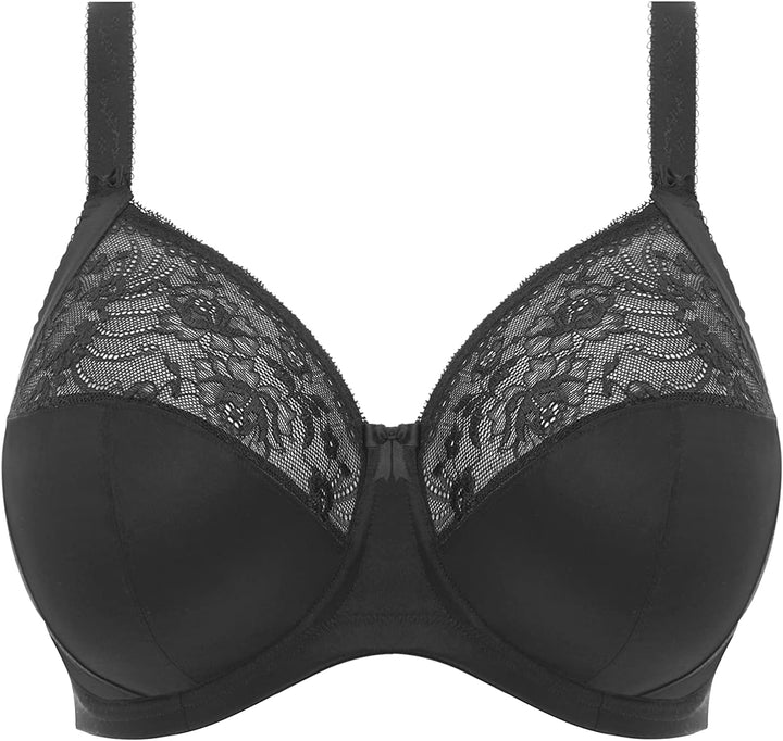 ELOMI Damen Cate Full Coverage Underwire Bra Vollschalen BH, Undurchsichtige 32JJ Schwarz, 32JJ Schw