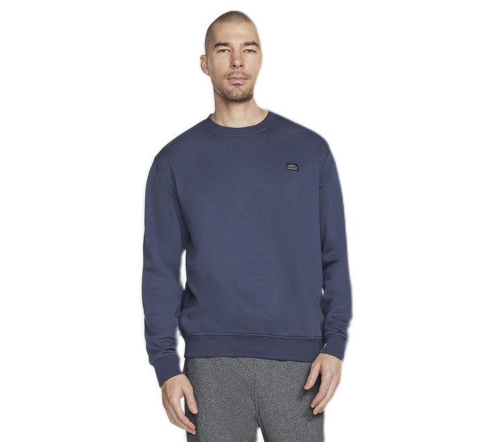 Skechers Herren Skech-Sweats Definition Crew Pullover XL Blue Nights, XL Blue Nights