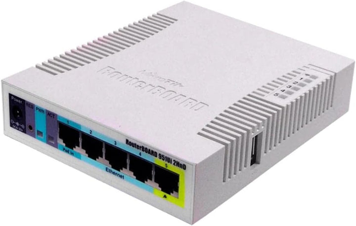 Mikrotik RB951Ui-2HnD White Power Over Ethernet (PoE)