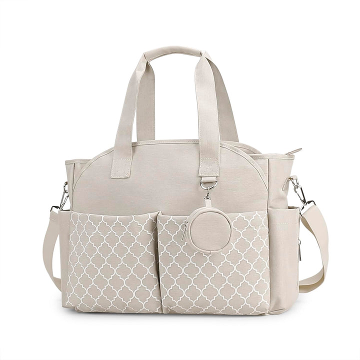 Lmbabter Diaper Bag Wickeltasche Beige, Beige