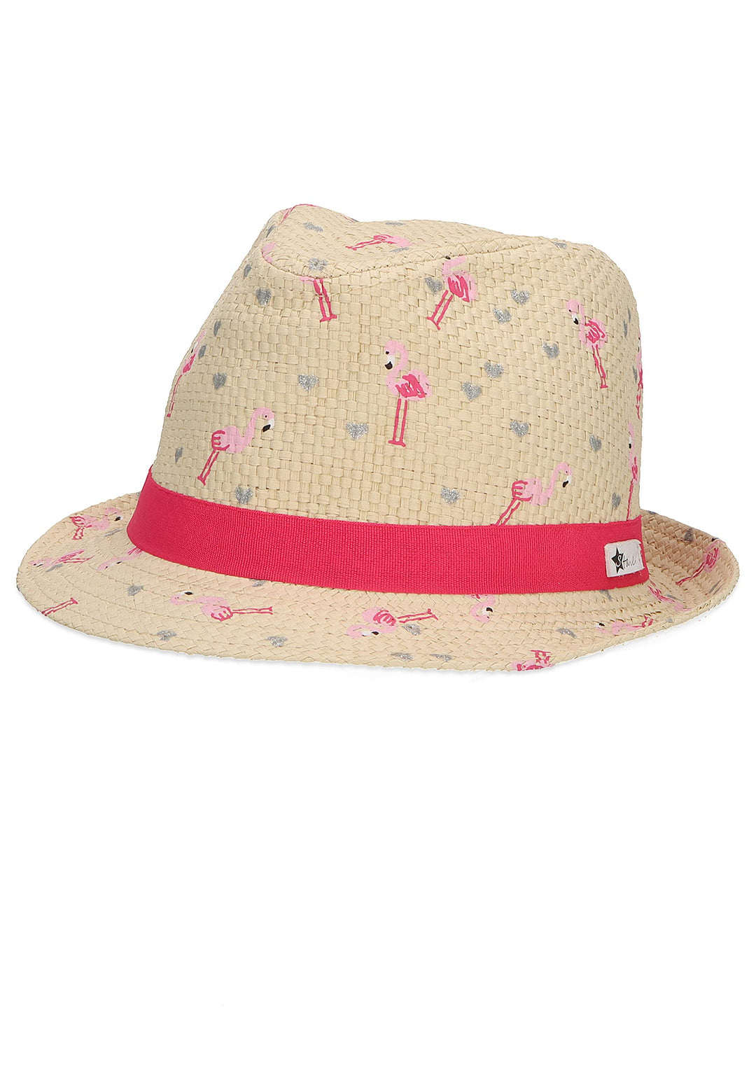 Sterntaler Mädchen Kinderstrohhut Flamingo Hut 47 sand, 45