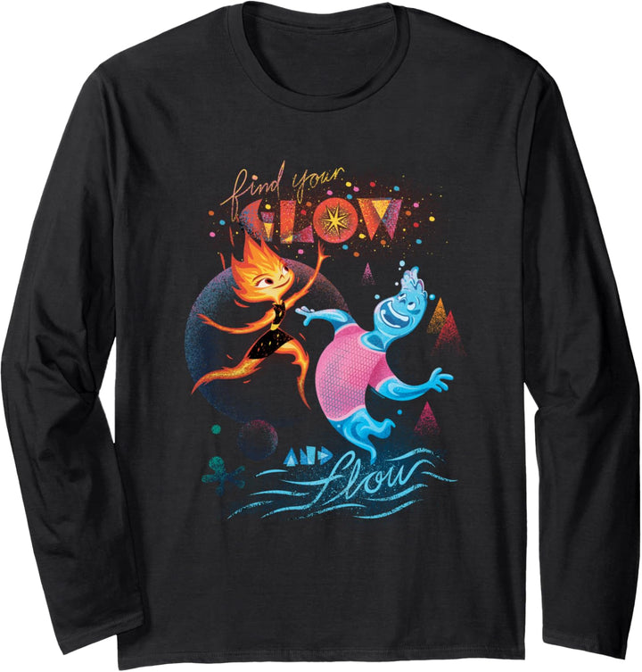 Disney and Pixar’s Elemental Find Your Glow and Flow Langarmshirt