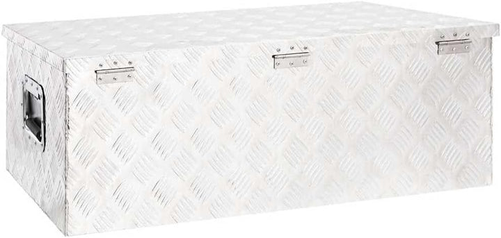 vidaXL Aufbewahrungsbox Aluminiumkoffer Aluminiumbox Lagerbox Lagerkiste Transportkoffer Transportki