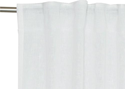 Schöner Wohnen Schal mit verdeckten Schlaufen, 100 Prozent Polyester, Weiss, 250 x 130 cm Weiss 250