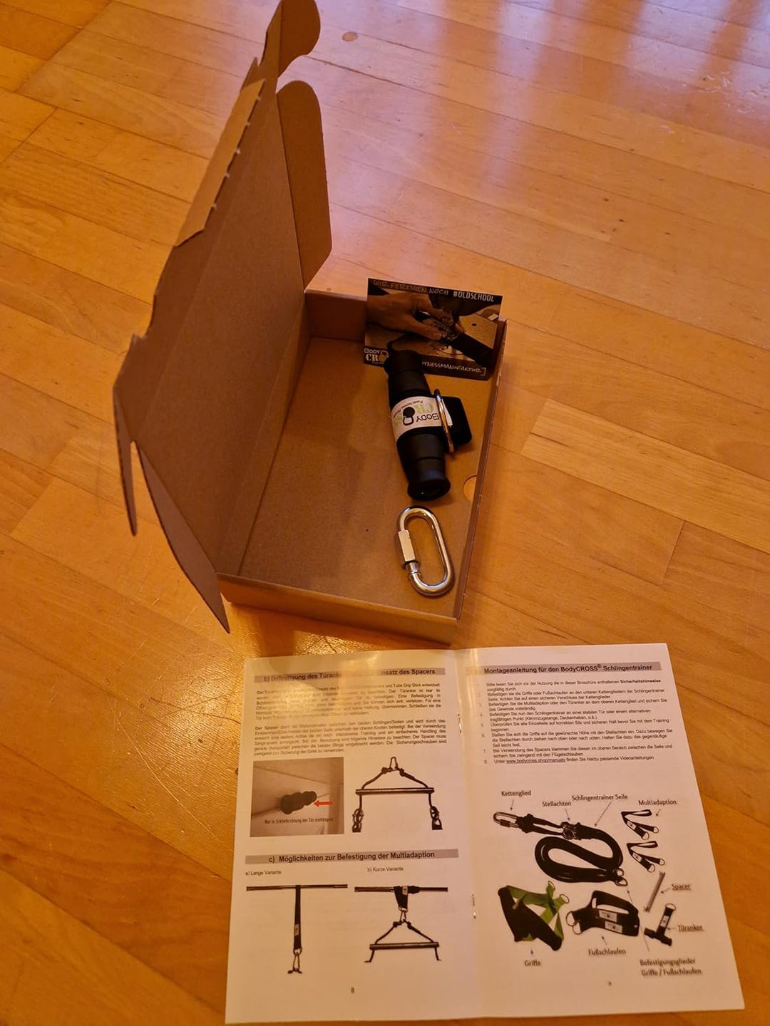 BodyCROSS Premium Handgriffe in Studioqualität | 2’er Set| geprüft, Zertifiziert & schadstofffrei |