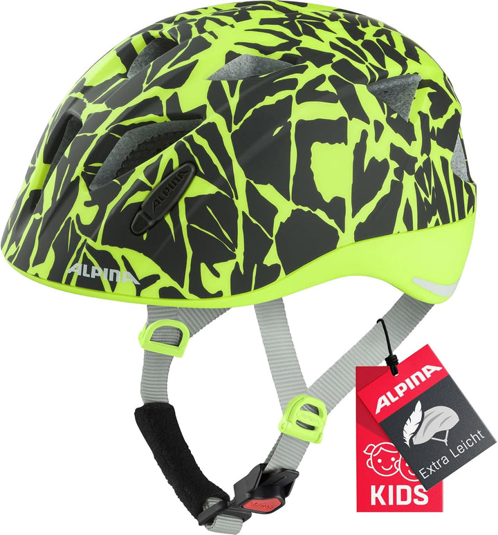 ALPINA XIMO L.E. - Leichter, Sicherer & Bruchfester Fahrradhelm Mit Optionalen LED-Licht Für Kinder