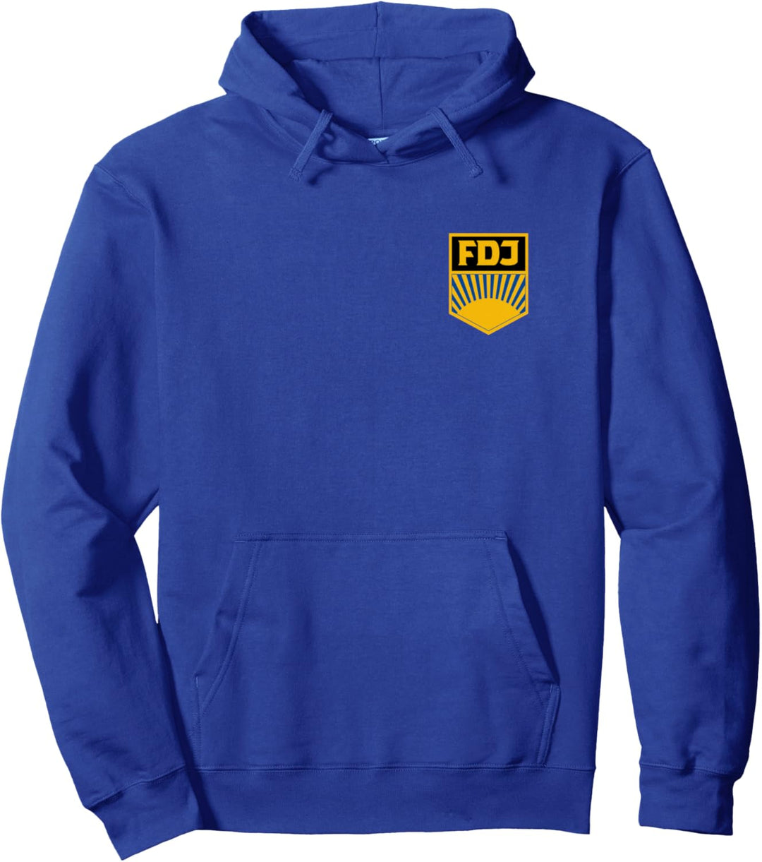 FDJ Hemd Blau Original DDR Nicki Pullover Hoodie