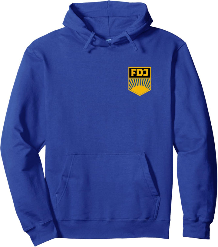 FDJ Hemd Blau Original DDR Nicki Pullover Hoodie