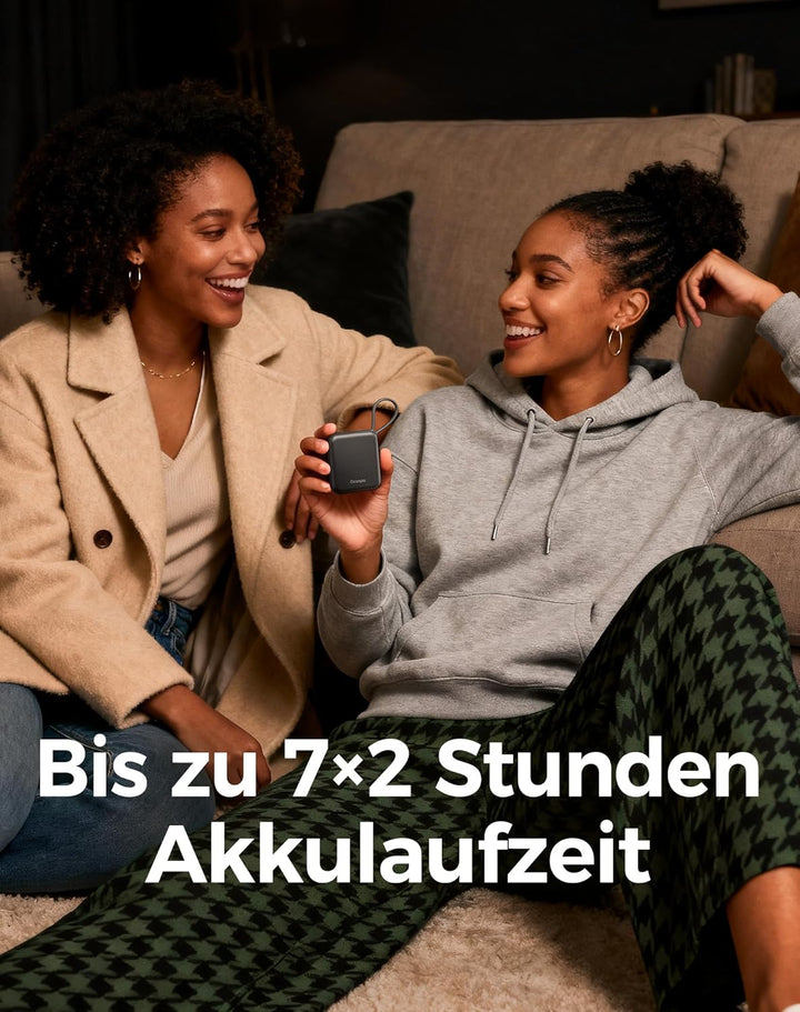 OCOOPA Handwärmer Elektrisch 2er Set, Wiederverwendbar 4000mAh USB Taschenwärmer, 3 Wärmestufen, Max