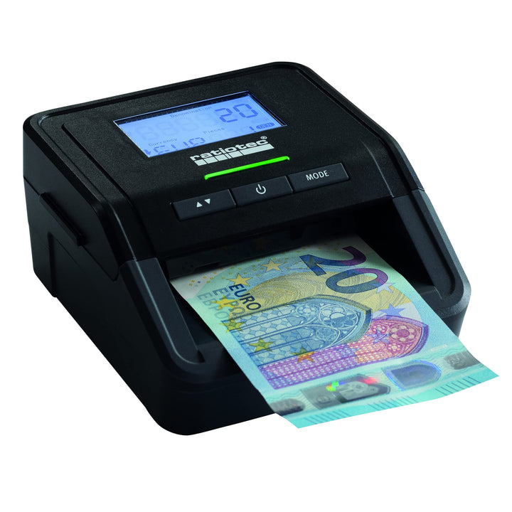ratiotec Banknotenprüfgerät Smart Protect Plus – automatisches Prüfgerät zur 100% Echtheitsprüfung v