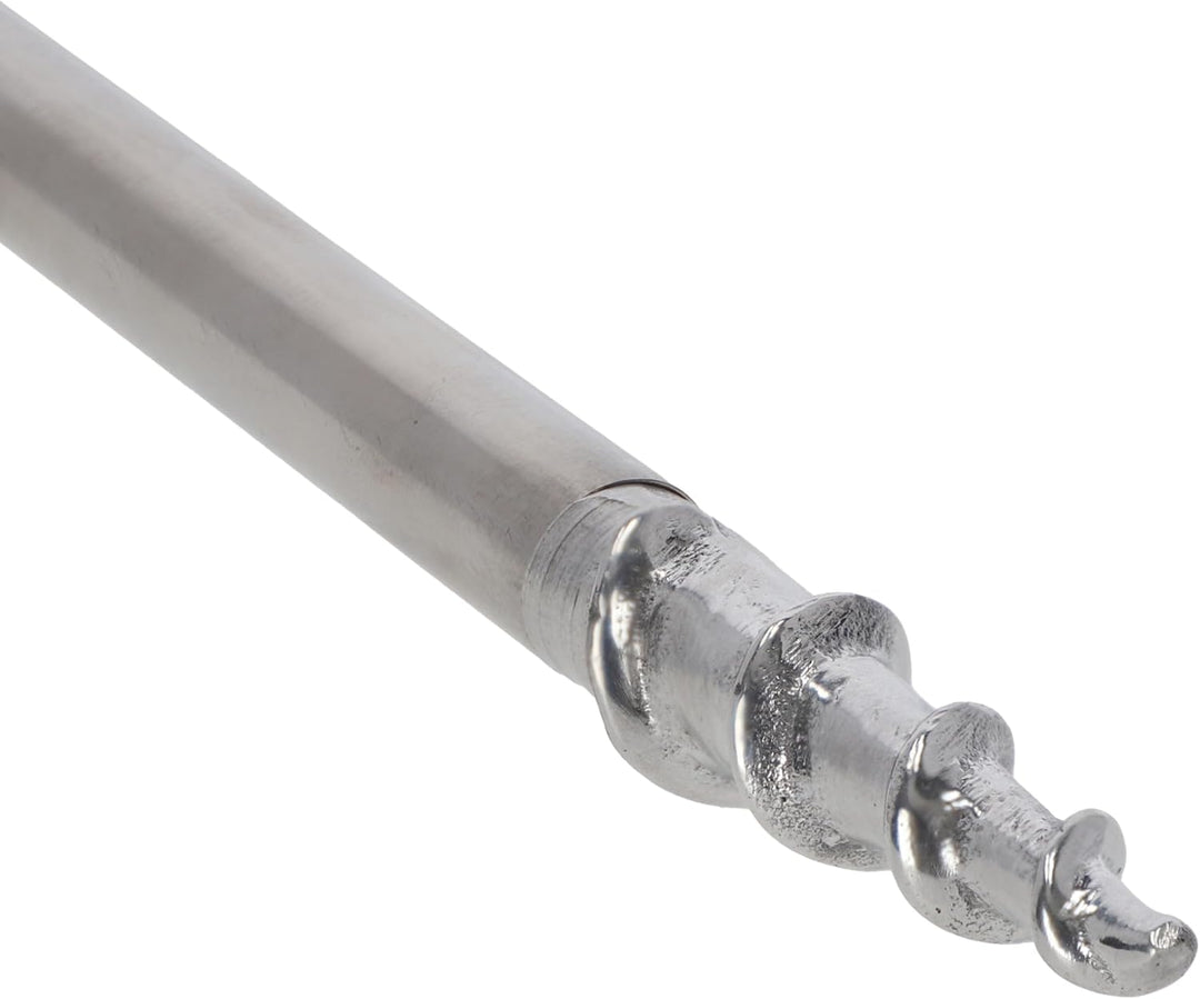 A&N 4 Stück Rutenhalter Bankstick Edelstahl Storm Pole Drill T-Screw 30-120cm 30-50 cm, 30-50 cm