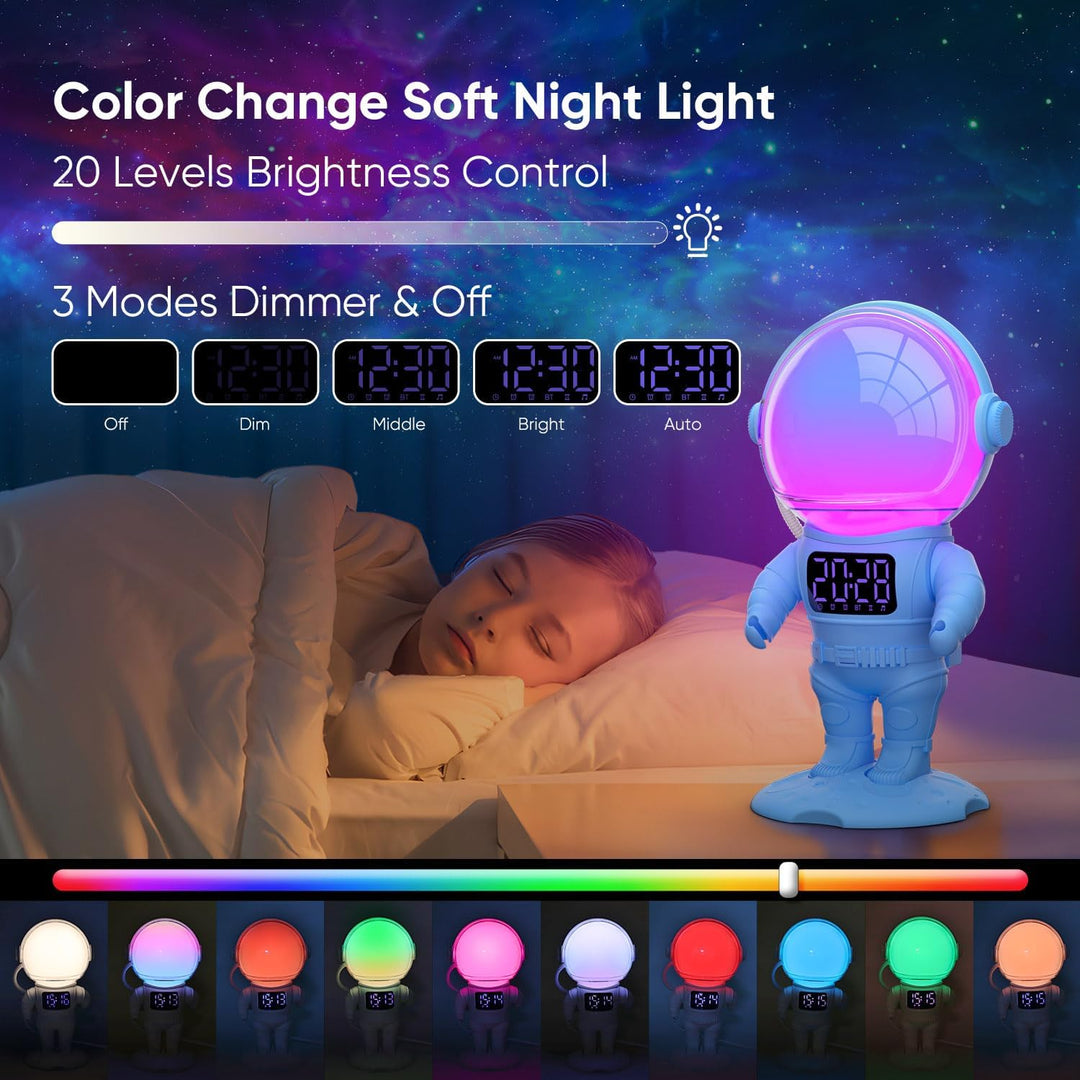 Tageslichtwecker Sonnenaufgang Lichtwecker Wecker mit Licht, Sunrise Wake Up, Smart Bluetooth Lautsp