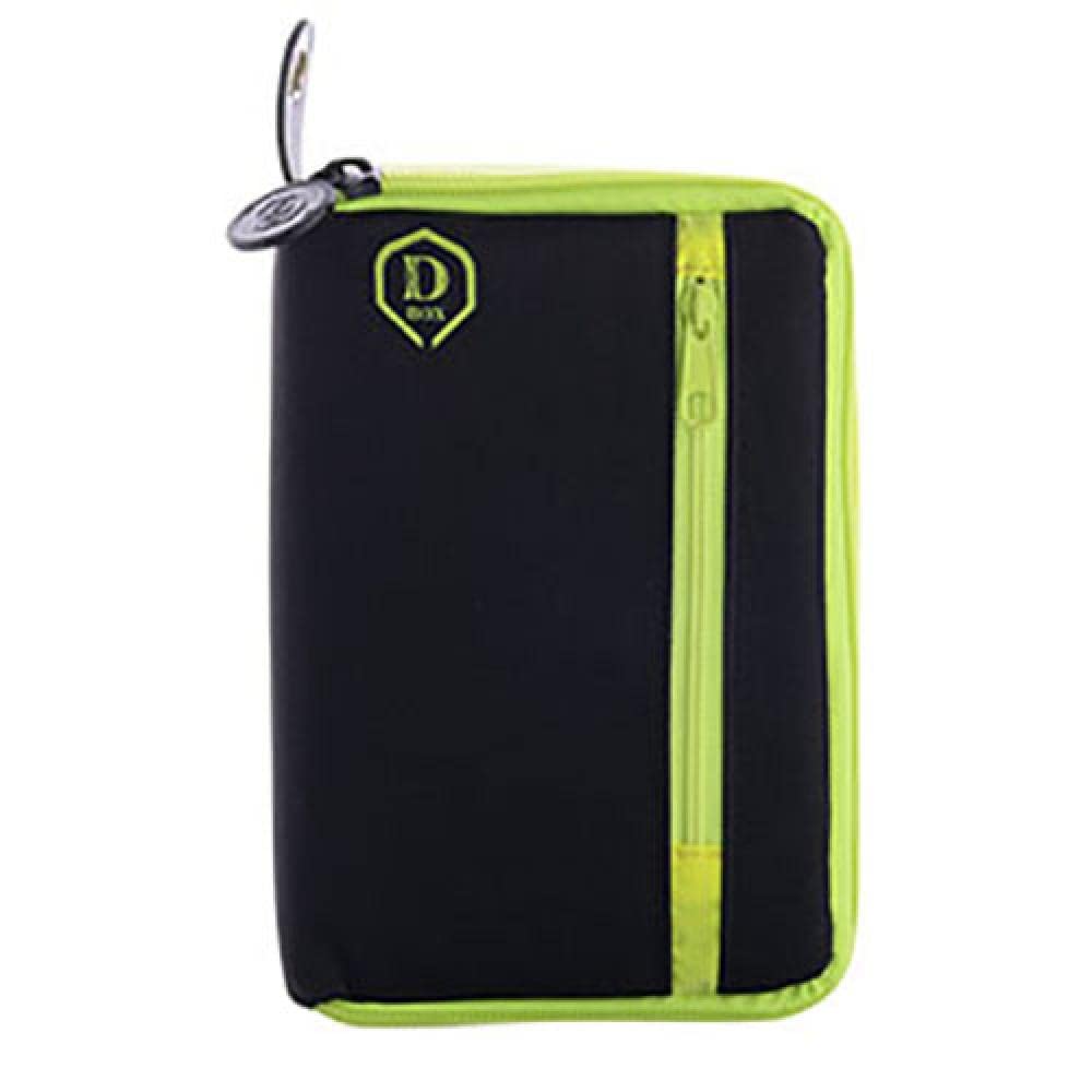 ONE80 The Dartbox Dart Chase D Box Darttasche für Darts Dart Wallet Dart Cases Gelb, Gelb