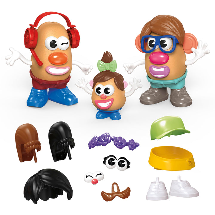 Potato Head Gestalte Deine Kartoffelkopf-Familie Spielzeugset, Kartoffelfarbe, Familie