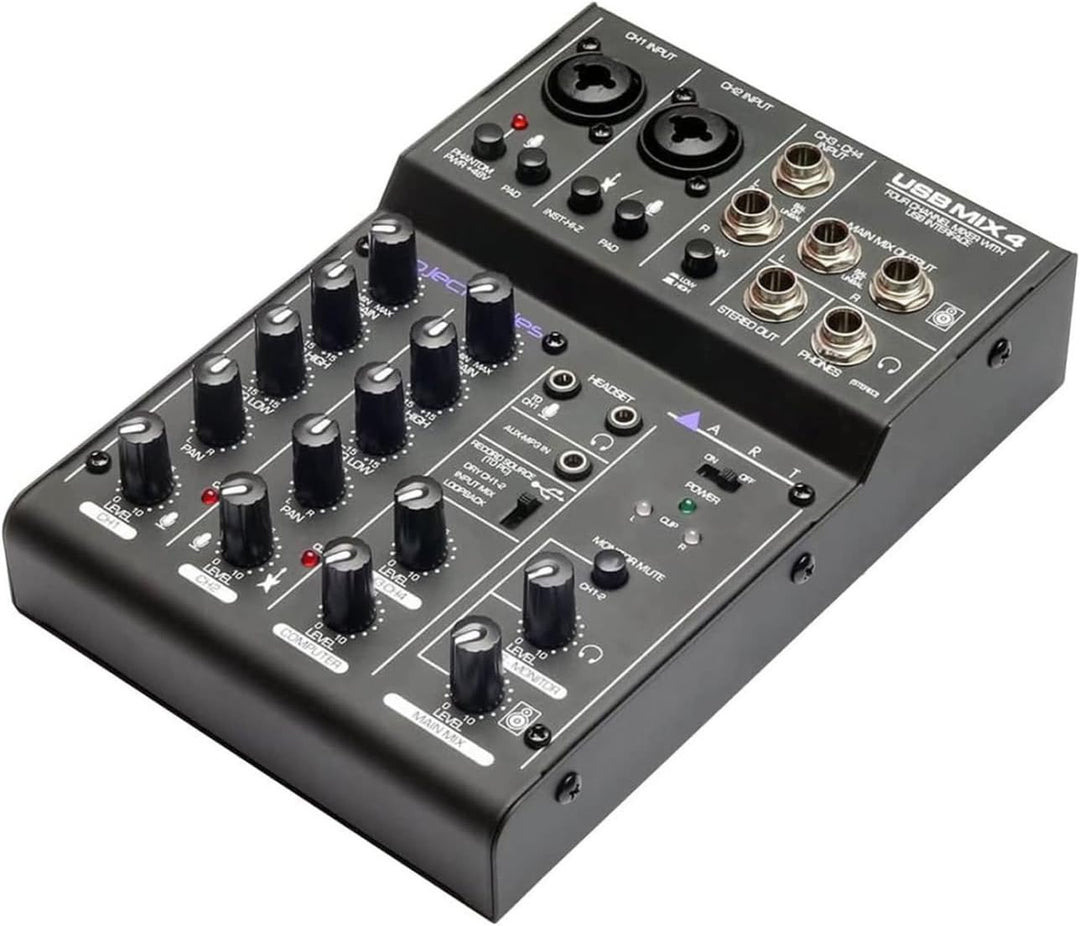 Rode NT1 Signature Black Kondensator-Mikrofon + Art USBMix4 Mischpult + keepdrum Mikrofasertuch Bund