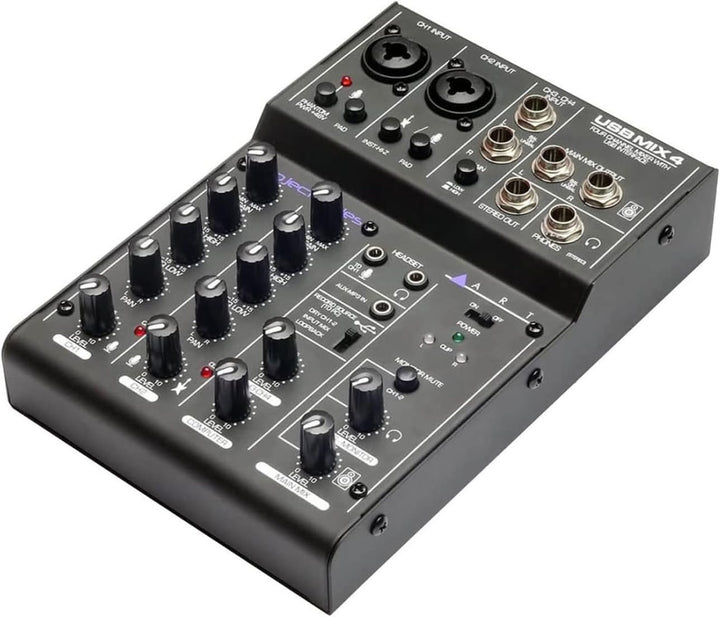 Rode NT1 Signature Black Kondensator-Mikrofon + Art USBMix4 Mischpult + keepdrum Mikrofasertuch Bund