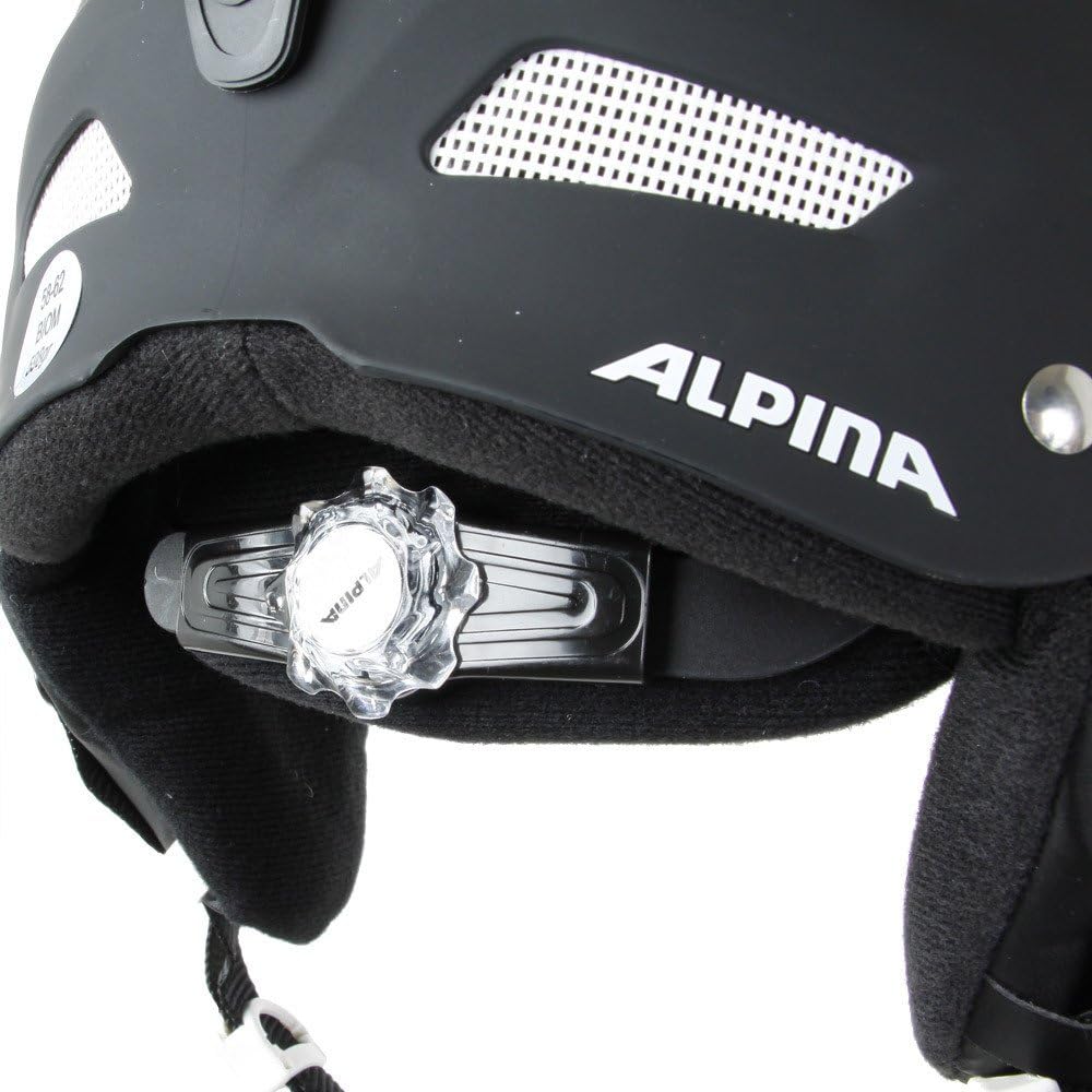 Alpina Unisex – Erwachsene Biom Skihelm 54-58 cm Black Matt, 54-58 cm Black Matt