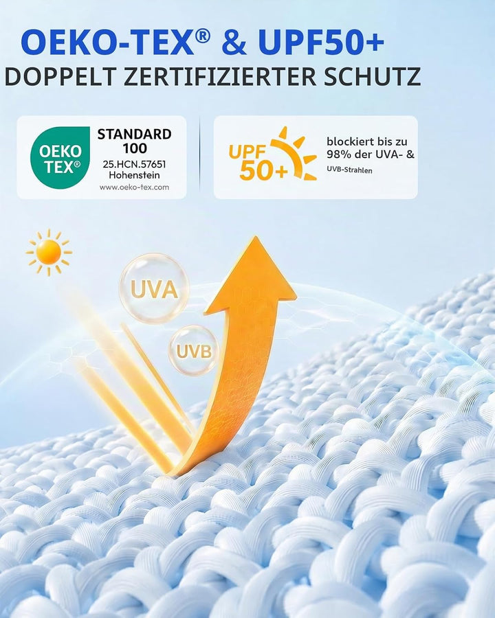 weVSwe Baby Bademode UPF 50+ Schutz Junge Badeanzüge Schrittreissverschluss Langarm mit Sommer Sonne