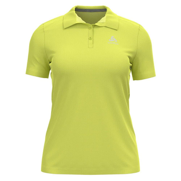 Odlo Damen F-Dry Kurzarm Polo Shirt XS Limeade, XS Limeade