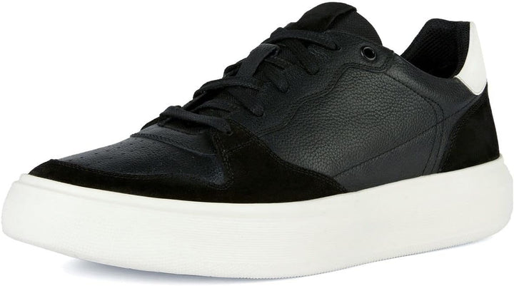 Geox Herren U Keilan D Sneaker 40 EU Black White, 40 EU Black White